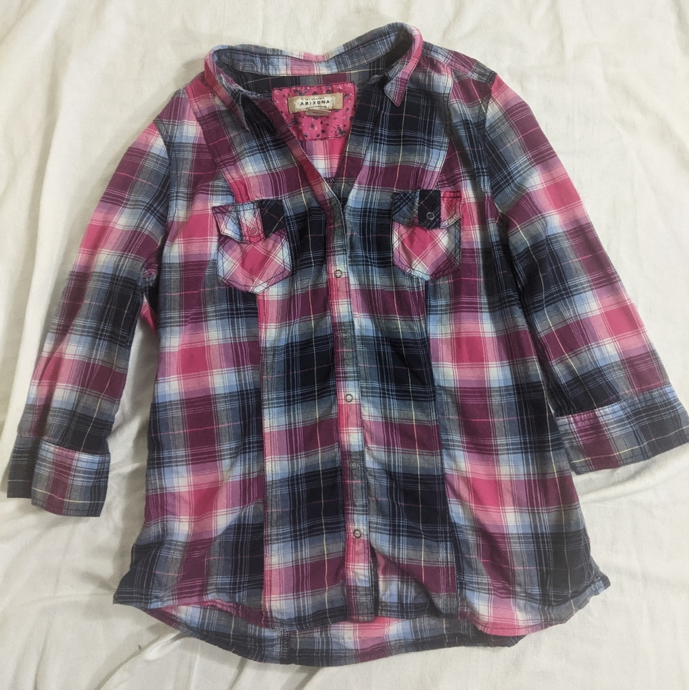 ⭐ Arizona snap button shirt size XL